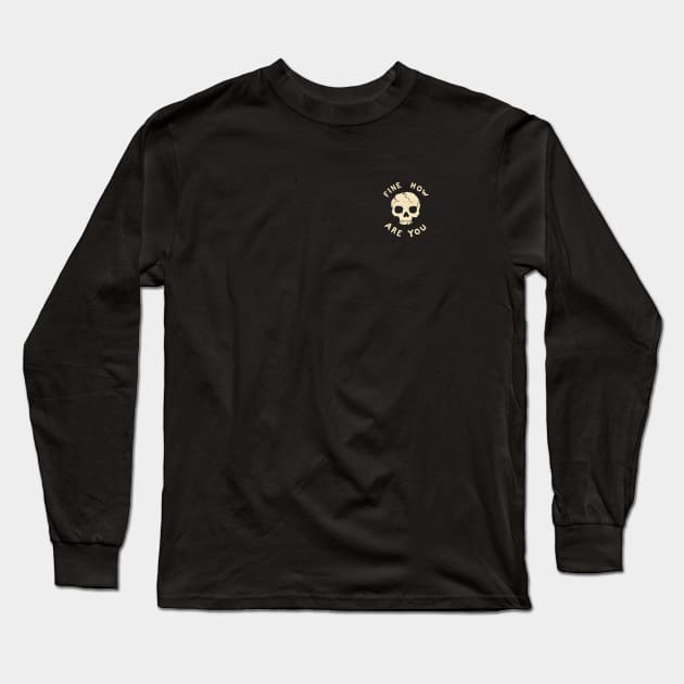 small skull Long Sleeve T-Shirt by DSTRBO